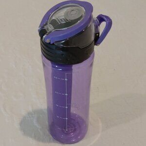 FREE on request w/$10+ purchase! Purple Water Bottle w/detachable Freezer Stick